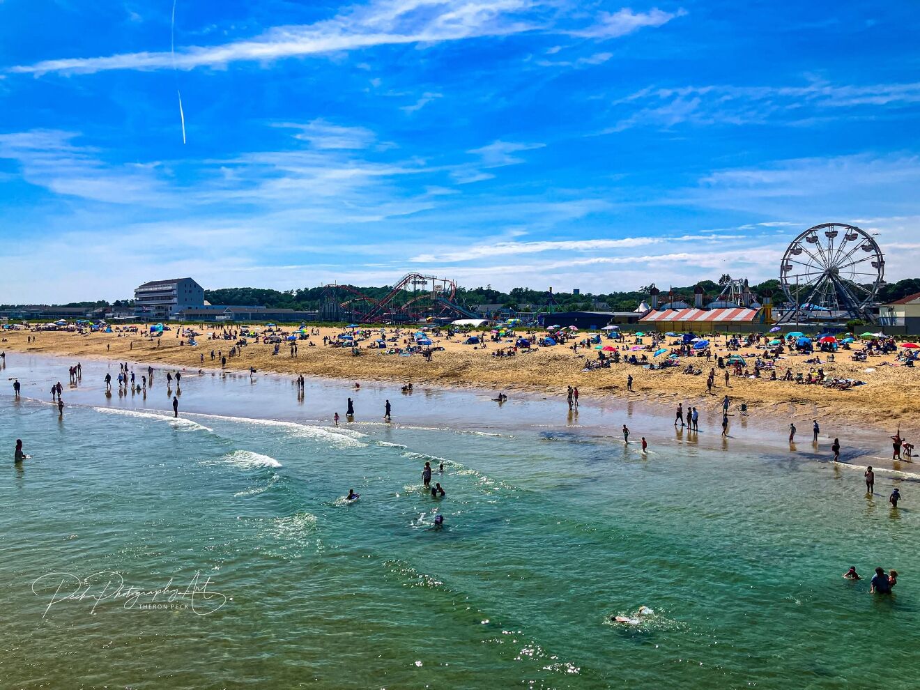 Vlak bij het strand