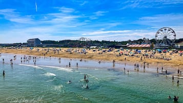 Vlak bij het strand
