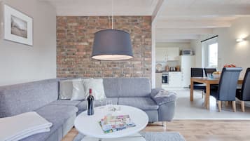 Fernseher, Kamin