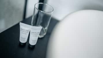 Dusche, Regendusche, Haartrockner, Handtücher