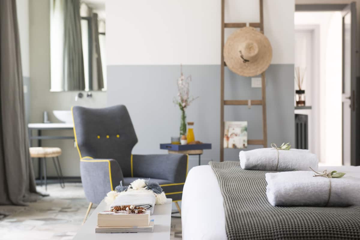 Junior-Vierbettzimmer | Italienische Bettbezüge von Frette, hochwertige Bettwaren, Minibar