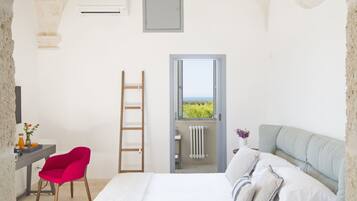 Lenzuola Frette, biancheria da letto di alta qualità, minibar