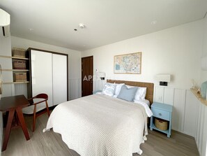 1 habitación, tabla de planchar con plancha, wifi y ropa de cama 