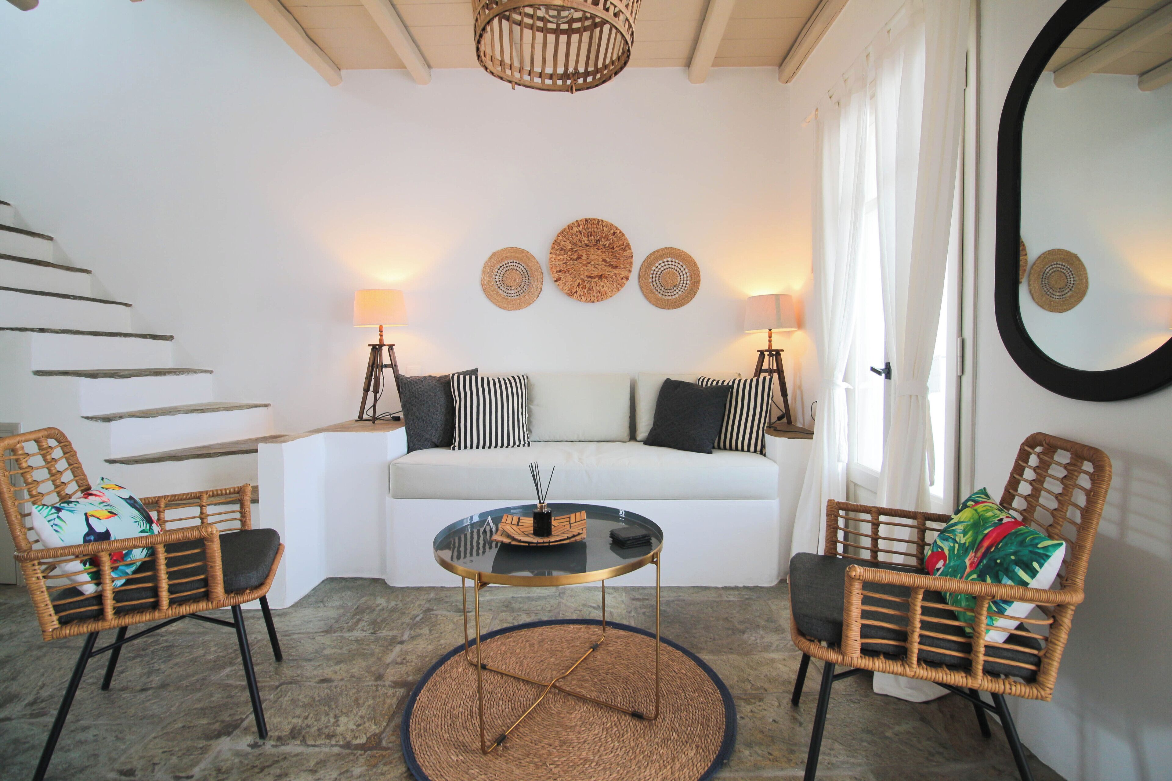 Senior Apartment | Living area | 32-inch Smart TV with digital channels, TV, Netflix