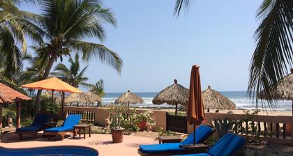 1BR. Beachfront Bliss - Troncones - Perfect for Two - on the beach
