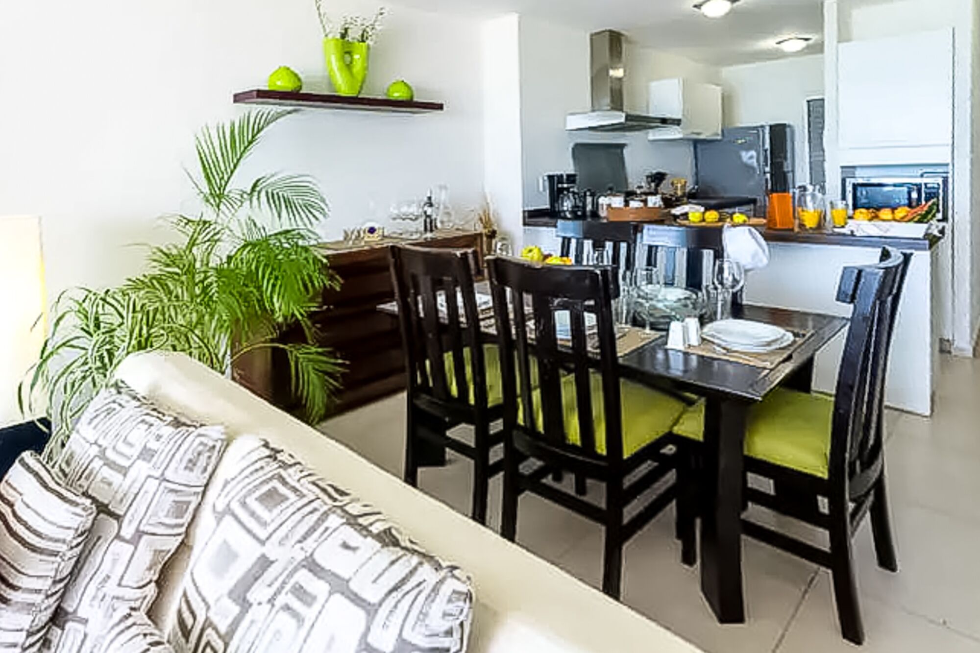 Departamento panorámico | Área de sala de estar