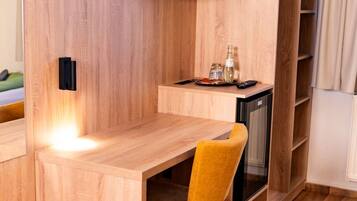 Habitación individual básica | Insonorización, wifi gratis, ropa de cama y acceso para silla de ruedas