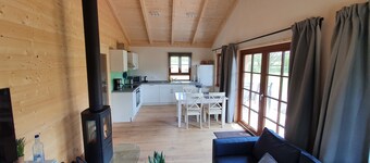 Ecological new-build wooden block vacation home - free AlbCard from 2025