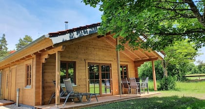 Ecological new-build wooden block vacation home - free AlbCard from 2025