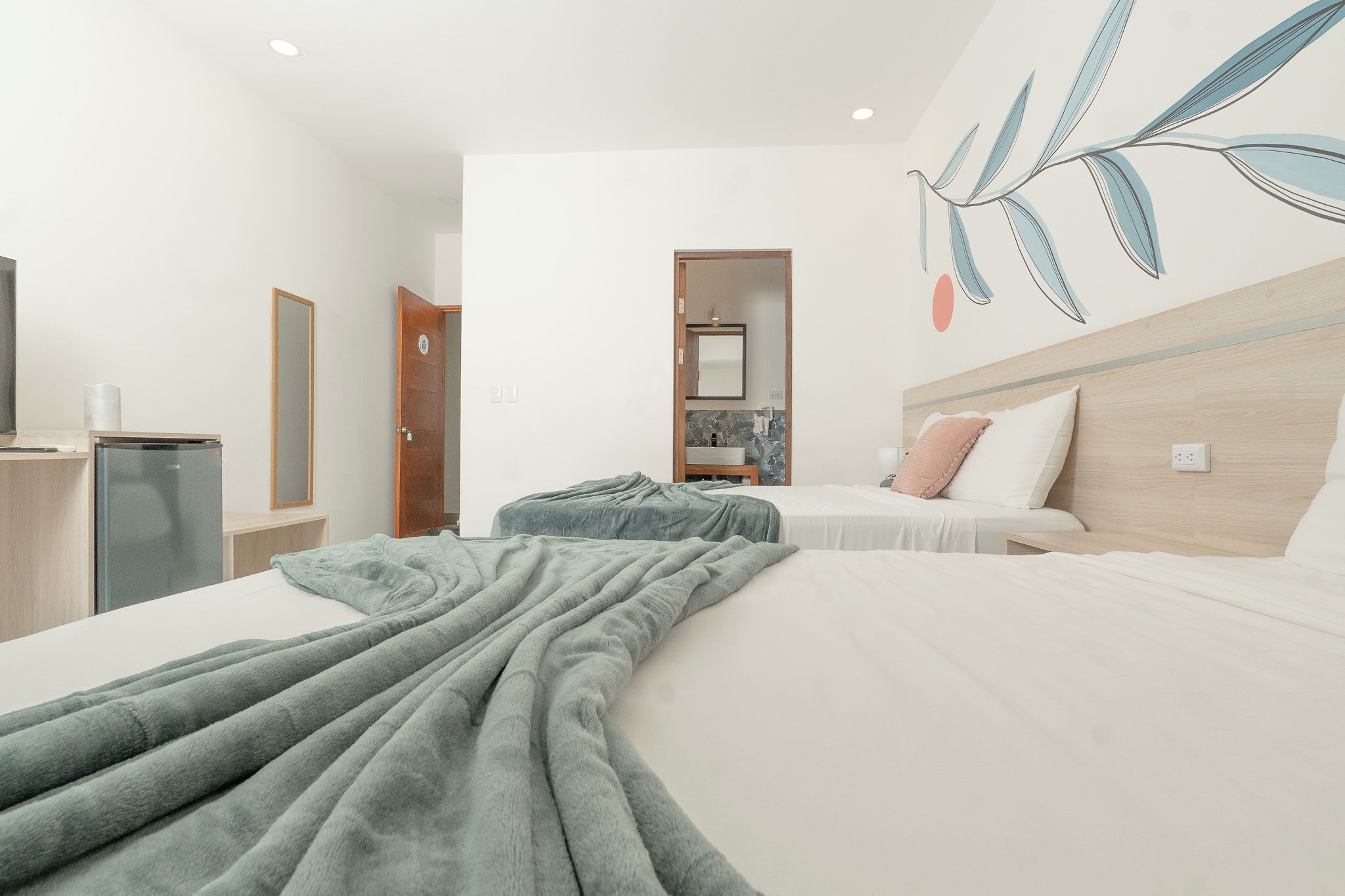 Wifi gratis y ropa de cama 