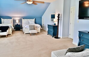 6 chambres, bureau, Wi-Fi gratuit