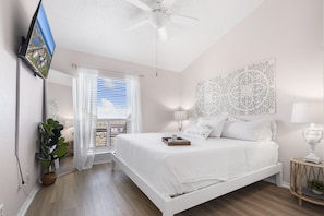 1 bedroom, iron/ironing board, travel crib, WiFi