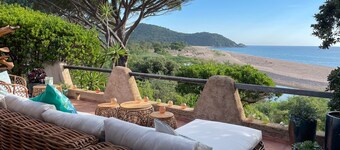 Southern Corsica, Casa Masamour, "feet in the water", a breathtaking view!