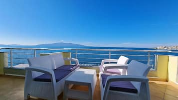 Apartment, 2 Bedrooms, Sea View | Balcony view
