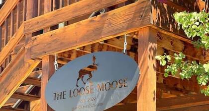 The Loose Moose Lodge #8 at Downtown Grand Lake near RMNP Entrance