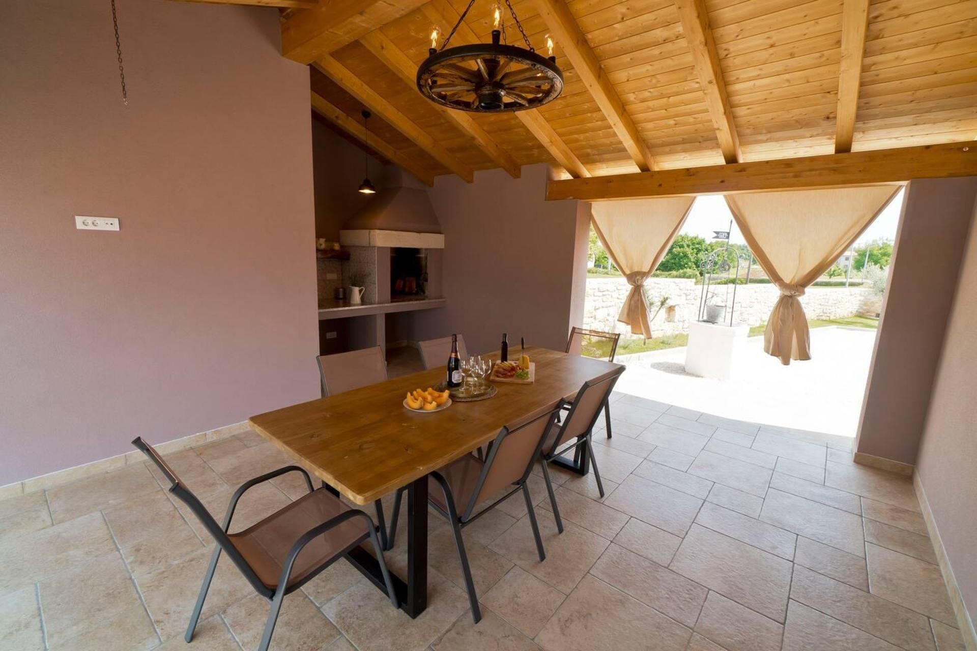Villa | Private kitchen | Fridge, microwave, oven, dishwasher