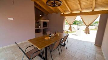 Villa | Private kitchen | Fridge, microwave, oven, dishwasher