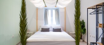 A breath away from Kassiopi Port! Bobemian designed brand new studio!