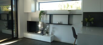 Situated across the road from the beach