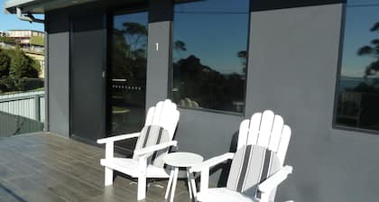 Situated across the road from the beach