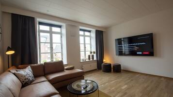 75-inch LED TV with cable channels, TV, Netflix