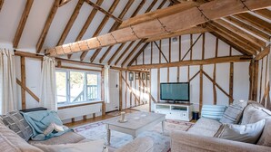TV, books - The Hayloft Boundary Farm Air Manage Suffolk (Woodbridge)