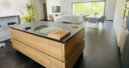 Villa Mimizan Avec Piscine Privé Chauffée à 5 Minutes de la Plage