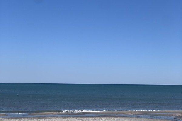 Plage à proximité, chaises longues