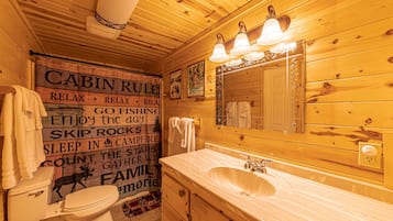 Shower, towels