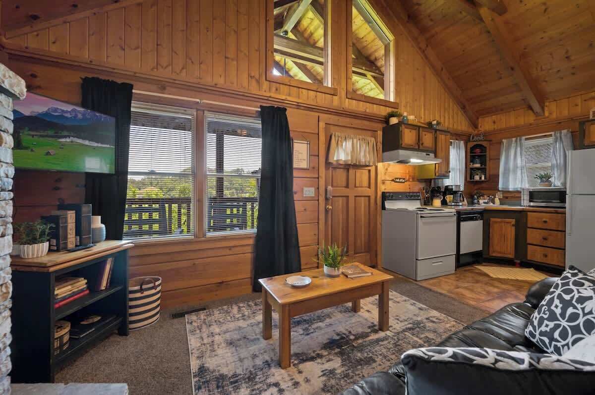 TV, fireplace, offices