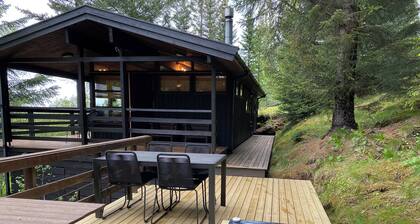The Secret Cabin with hot tube in nature reserve close to Reykjavik