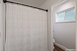 Shower, hair dryer