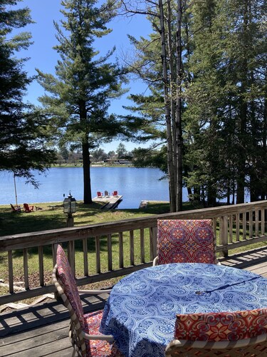 Waterfront Adirondack privacy while walking to Old Forge village