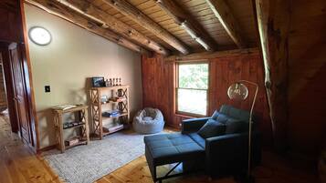 TV connectée, cheminée