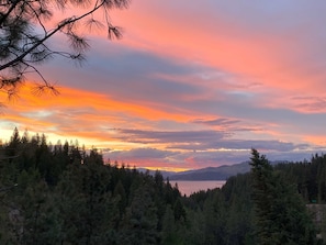 Uitzicht op het meer