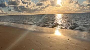 Beach nearby, white sand
