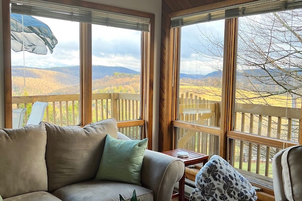 Smart TV, lareira, DVD player, livros