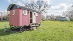 Unclassified image, 5 of 9, button - Thyme Shepherds Hut Boundary Farm Air Manage Suffolk (Woodbridge)