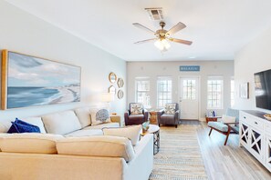 Télévision, table de tennis de table