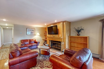 Image of Mountain-view resort condo with access to pools, hot tubs, tennis, & game room