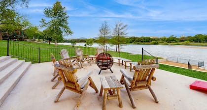 Waterfront home w/kayaks, game room, firepit, & enormous deck