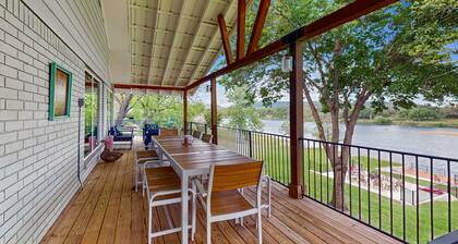 Waterfront home w/kayaks, game room, firepit, & enormous deck