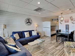 Condo, Multiple Beds, Patio, Ocean View (#319 & 320 - No Pets) | Living area | 42-inch flat-screen TV with digital channels