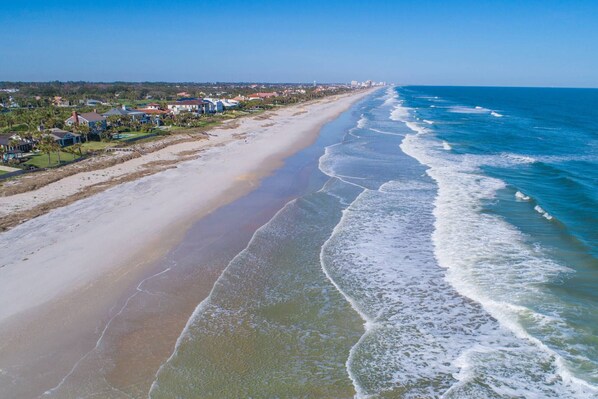Enjoy the serene ocean views and access to a long, sandy beach.