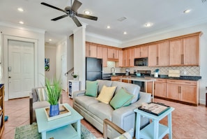 Townhome, 3 Bedrooms | Living room - La Valencia Circle by Forehand Rentals (Panama City Beach)