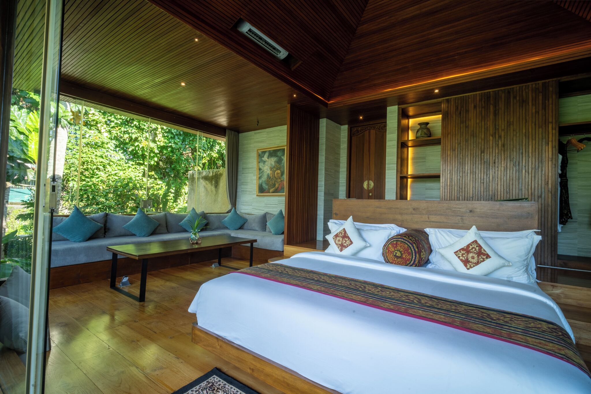 Two Bedroom Prestige Pool Villa with Free Access to Wellness Facilities | Minibar, in-room safe, desk, iron/ironing board