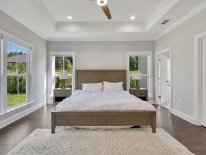 4 bedrooms, iron/ironing board, travel crib, free WiFi