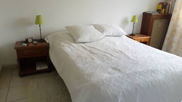 2 chambres, draps fournis