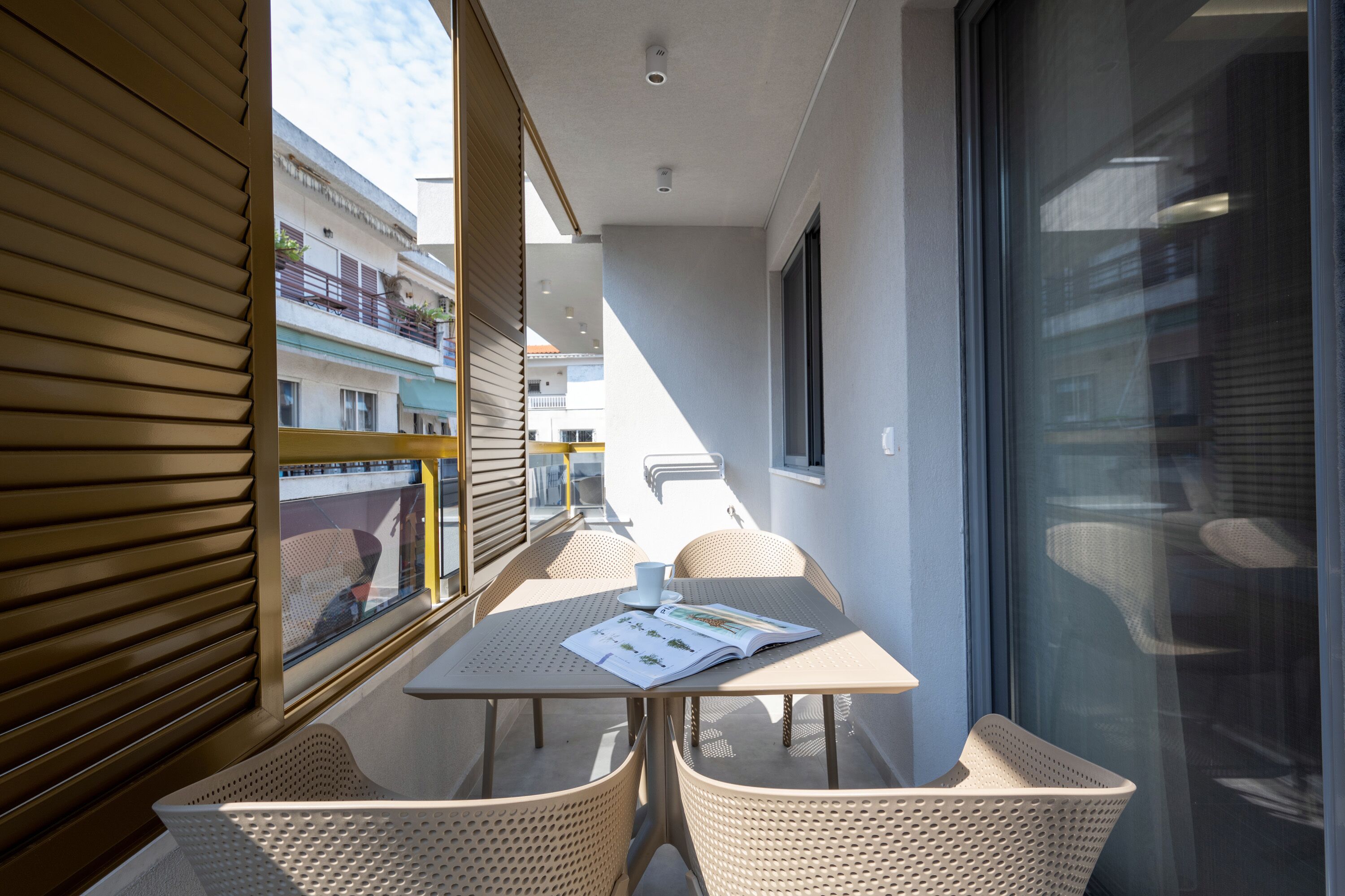 Pemandangan balkon