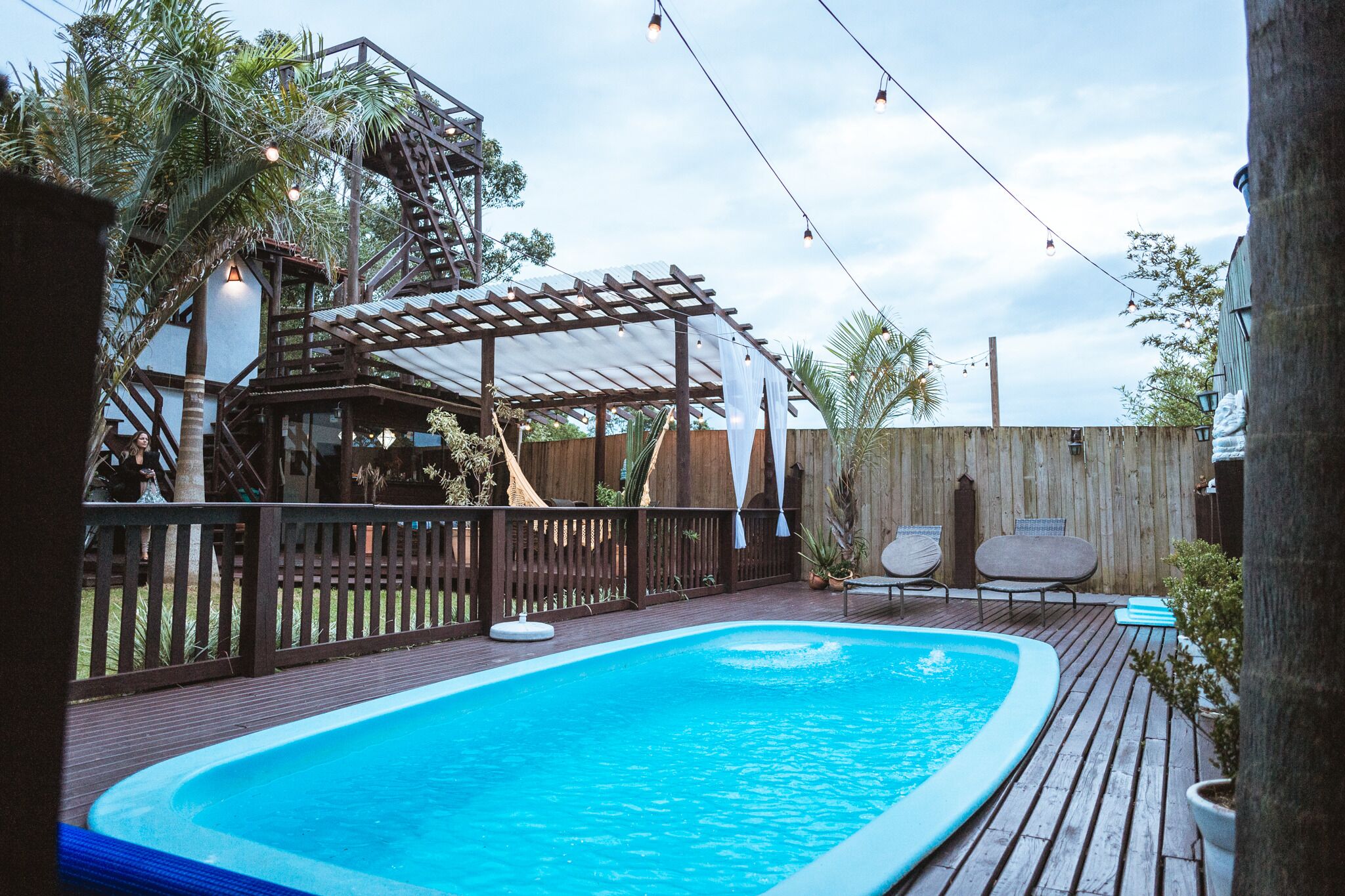 Outdoor pool, open 8:00 AM to 10:00 PM, sun loungers